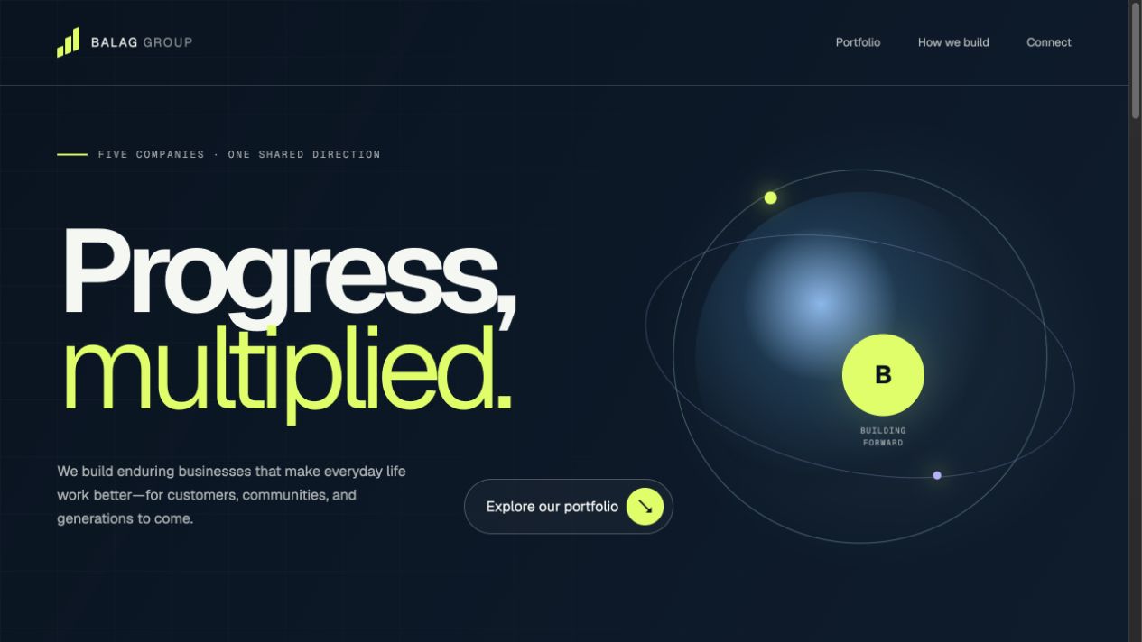 Balag Group Holdings homepage