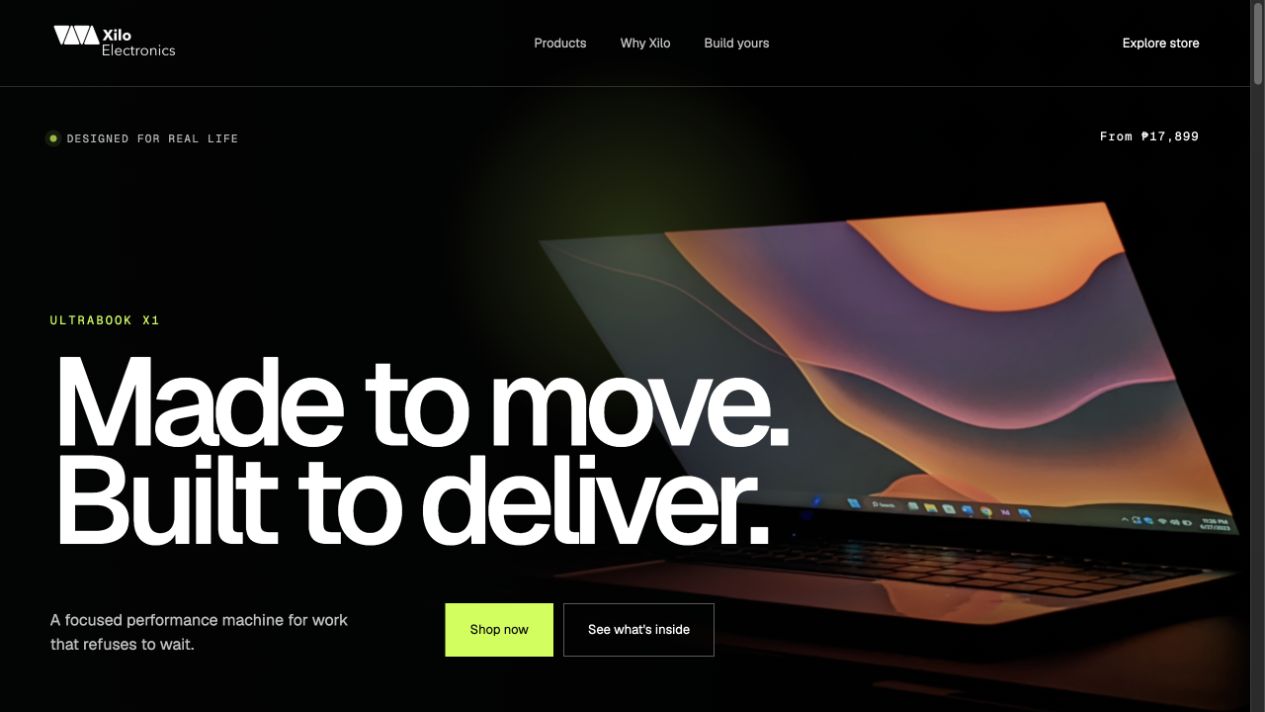 Xilo Electronics homepage